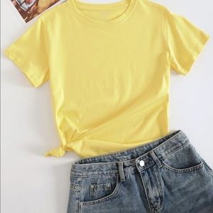 Yellow t-shirt